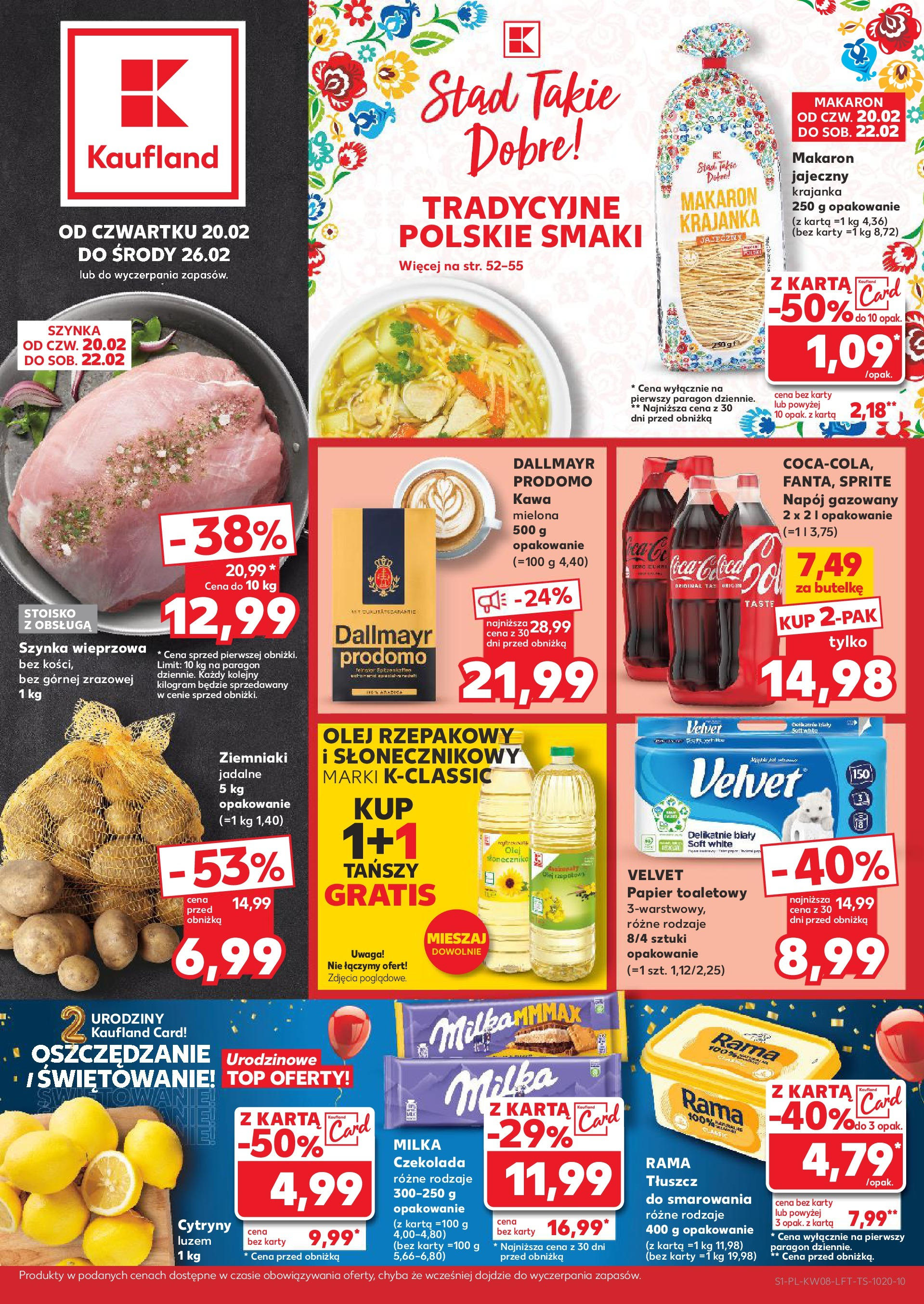 KAUFLAND gazetka promocyjna 20.02.2025 - Promocje - Numer strony 1