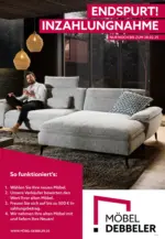 Möbel Debbeler Möbel Debbeler - Endspurt Inzahlungnahme! - gültig bis 28.02.2025 - bis 24.02.2025