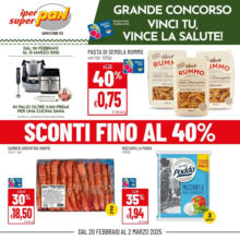 Sconti fino al 40%