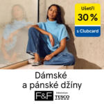 F&F Dámské a pánské džíny – do 25.02.2025