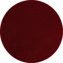 Hochflor Teppich Rot Ata Rund Ø 200 Cm