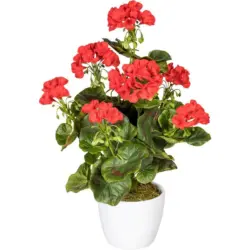 Kunstpflanze Geranie inkl. Topf D: 13 cm