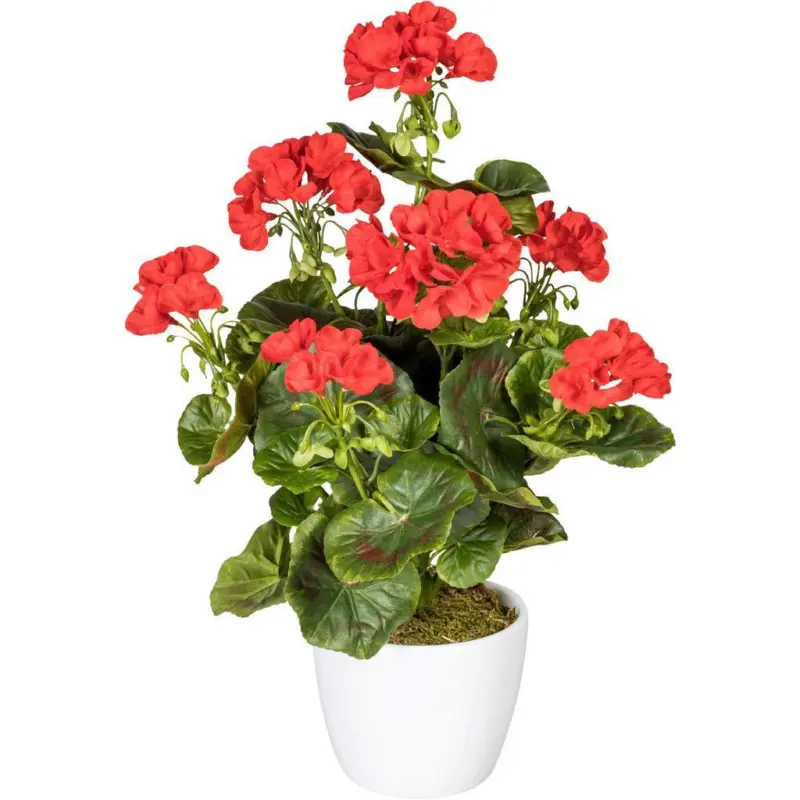 Kunstpflanze Geranie inkl. Topf D: 13 cm