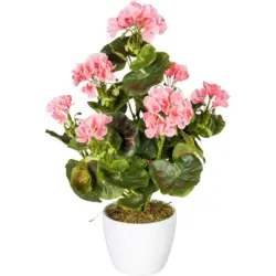 Kunstpflanze Geranie inkl. Topf D: 13 cm