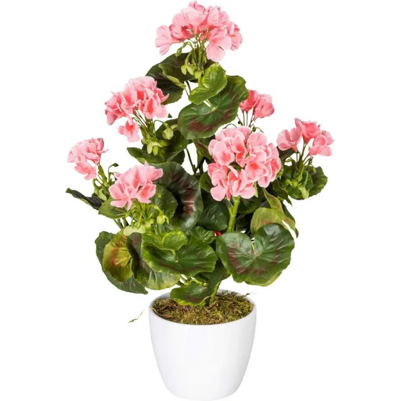 Kunstpflanze Geranie inkl. Topf D: 13 cm