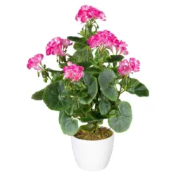 Kunstpflanze Geranie inkl. Topf D: 13 cm