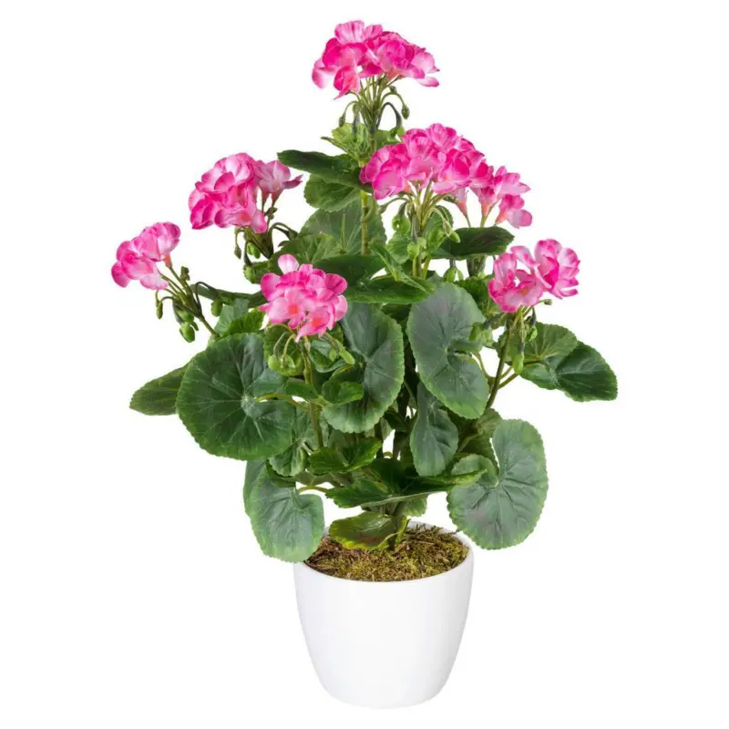 Kunstpflanze Geranie inkl. Topf D: 13 cm