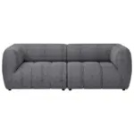 Möbelix Sofa Laos Grau/schwarz, 240 Cm