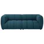 Möbelix Sofa Laos Petrol/schwarz, 240 Cm