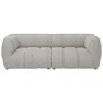 Möbelix Sofa Laos Creme/schwarz, 240 Cm