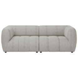 Sofa Laos Creme/schwarz, 240 Cm