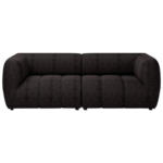 Möbelix Sofa Laos Braun/schwarz, 240 Cm