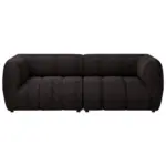 Möbelix Sofa Laos Braun/schwarz, 240 Cm
