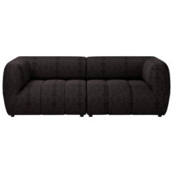 Sofa Laos Braun/schwarz, 240 Cm