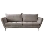Möbelix Sofa Ankona Grau/schwarz, 225 Cm