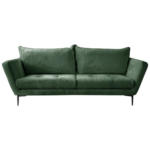 Möbelix Sofa Ankona Grün/schwarz, 225 Cm