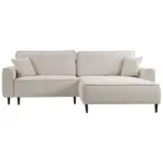 Möbelix Ecksofa Blues Beige/schwarz, 263 Cm