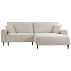 Ecksofa Blues Beige/schwarz, 263 Cm