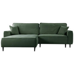 Ecksofa Blues Grün/schwarz, 183 Cm