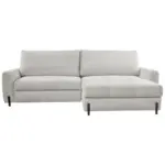 Möbelix Ecksofa Naomi Beige/schwarz, 265 Cm