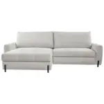 Möbelix Ecksofa Naomi Beige/schwarz, 162 Cm