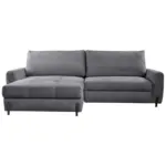 Möbelix Ecksofa Naomi Grau/schwarz, 162 Cm