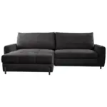 Möbelix Ecksofa Naomi Anthrazit/schwarz, 162 Cm