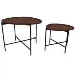 Möbelix Couchtischset Lisse Braun, 65 Cm