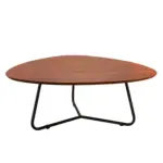 Möbelix Couchtisch Sloten, 95 cm Braun/Walnussfarben/Schwarz