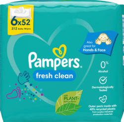 Pampers Feuchttücher Fresh Clean (6 x 52 Stück)