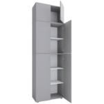Möbelix Aktenschrank Lona Holzwerkstoff Grau B: 70 Cm