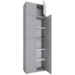 M&ouml;belix Aktenschrank Lona Holzwerkstoff Grau B: 70 Cm