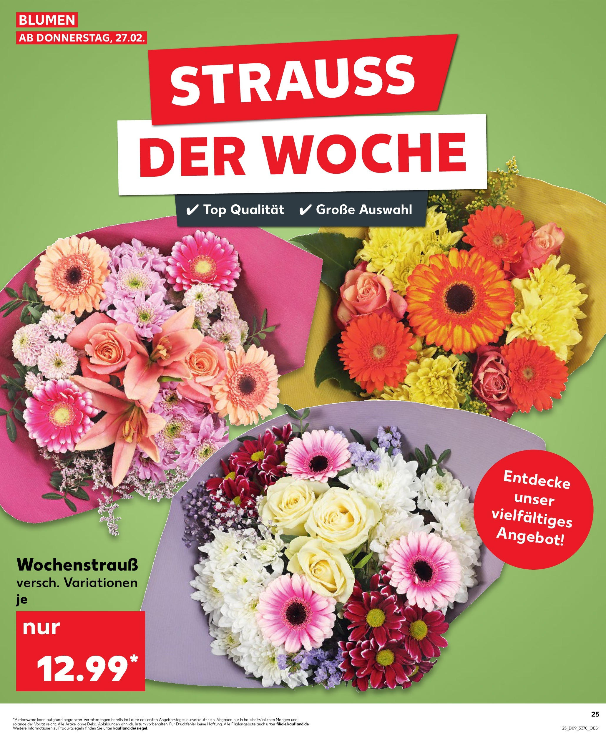 Kaufland - Berlin-Mitte, Rochstraße 7 (ab 27.02.2025) » Angebote Online zum Blättern | Seite: 25 | Produkte: Top, Blumen