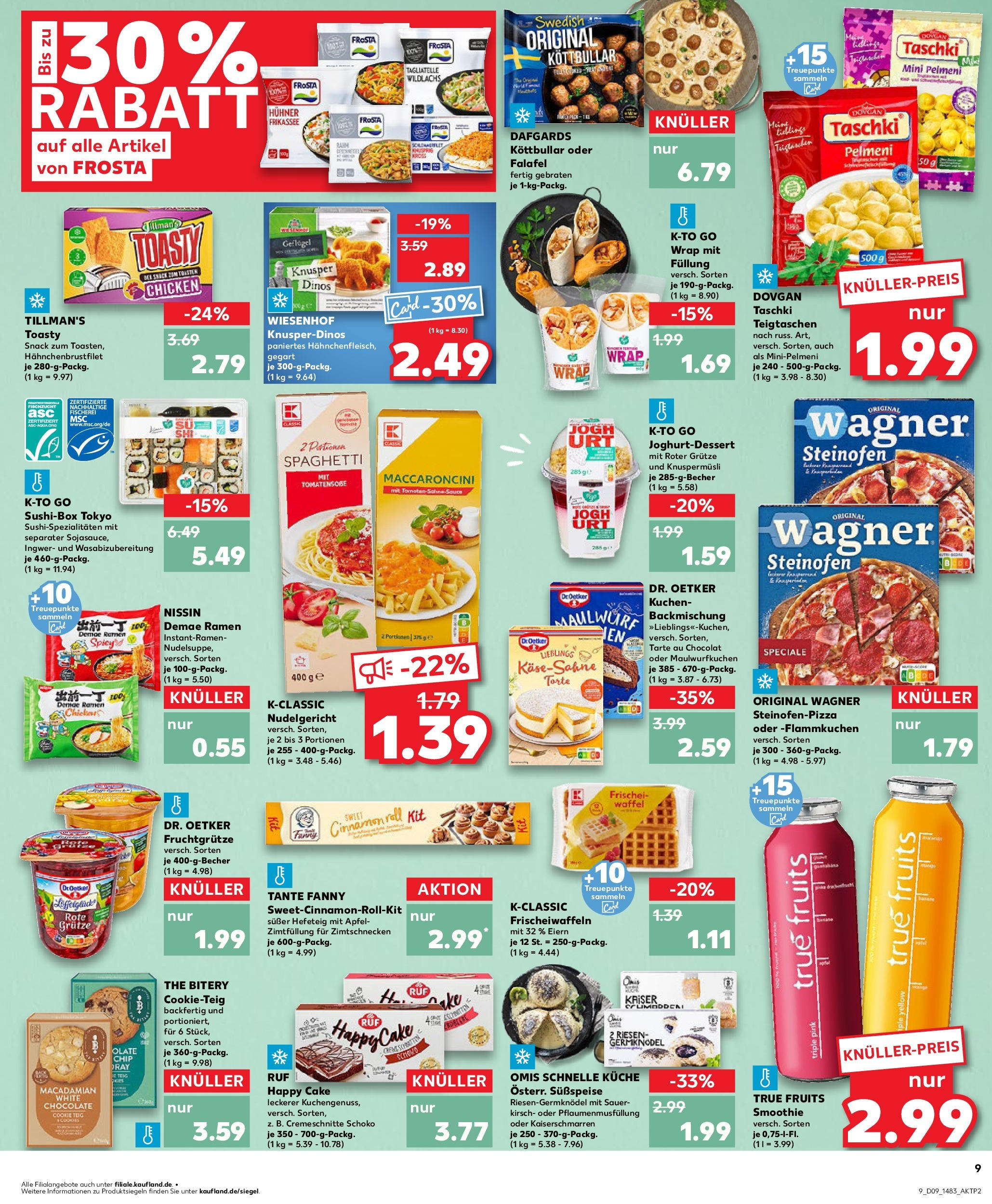 Kaufland - Frankfurt Am Main, Mainzer Landstraße 6 (ab 27.02.2025) » Angebote Online zum Blättern | Seite: 9 | Produkte: Küche, Äpfel, Tomaten, Frosta