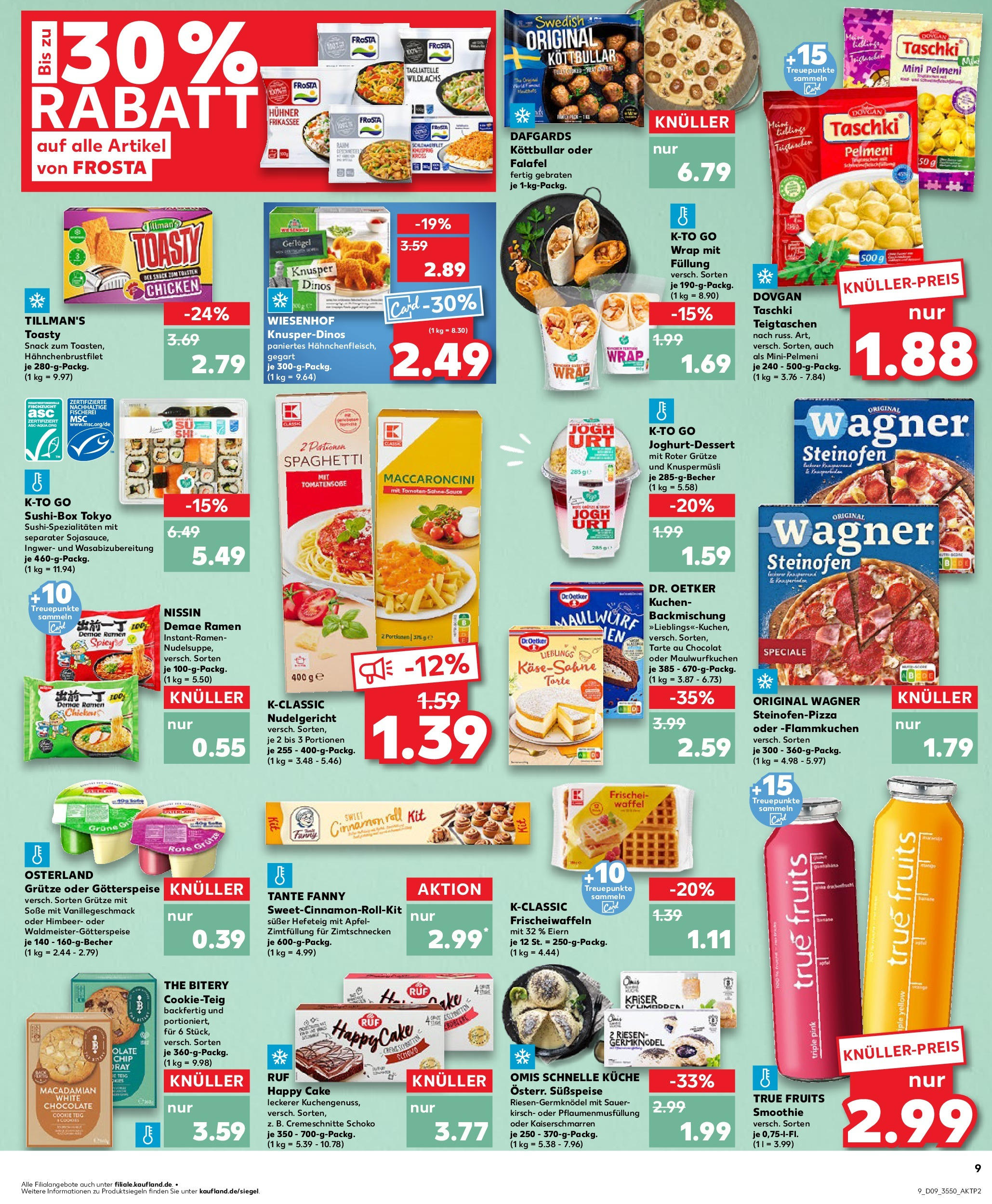 Kaufland - Berlin-Mitte, Rochstraße 7 (ab 27.02.2025) » Angebote Online zum Blättern | Seite: 9 | Produkte: Äpfel, Tomaten, Frosta, Kuchen