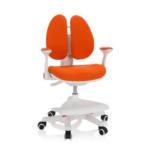 Möbelix Jugenddrehsuthl Kid Wing Orange/weiß Bis 80 Kg