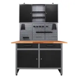 Werkbank-set Werner Echtholz/stahl B: 120 Cm