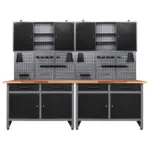 Möbelix Werkbank-set Werner B: 240 Cm Anthrazit/grau