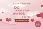 Eat Sushi Profitez de 10€ de réduction dès 30€ d’achat avec le code FEVR10 ! - au 23.02.2025