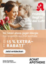 Achat Apotheke Frühlings-Angebote in unserer Apotheke - online oder vor Ort. - bis 28.03.2025