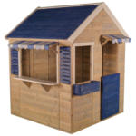 Möbelix Spielhaus Delfin Blau/naturfarben, B: 120 Cm