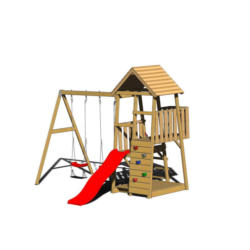 Spieltum Salamander Naturfarben/rot, B: 340 Cm