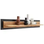 M&ouml;belix Wandboard Anthrazit, Wildeiche, B:150 cm