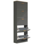 Möbelix Schuhschrank Anthrazit/honigeiche, B: 59 Cm