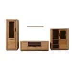 Möbelix Wohnwand Wildeiche, 407 Cm