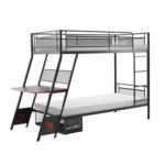 Möbelix Etagenbett Armada Dual 90x190 Cm Schwarz