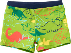 PUSBLU Badehose mit Dino-Muster, grün, Gr. 98/104