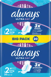 always Ultra-Binden Long mit Flügeln, Big Pack