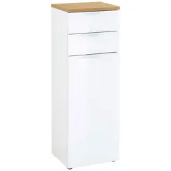 Unterschrank Mit Laden Pescara B: 39cm Weiß Hochglanz