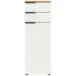 M&ouml;belix Midischrank Gw-Menen Wei&szlig;/Eichefarben